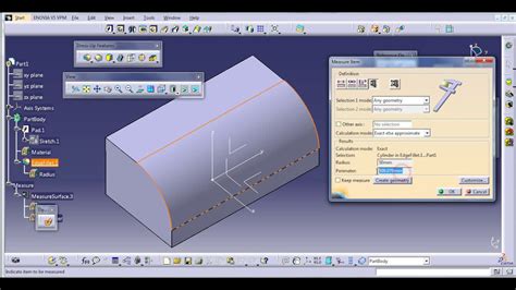 measuring thickness in catia|Using Multiple.